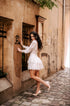 Dress with sleeves